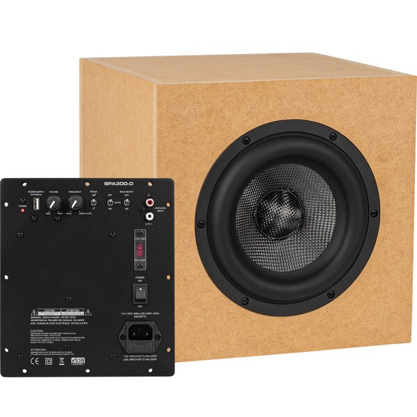 Main product image for Hi-Fidelity Powered Dayton Audio Epique 7" Mini Subwoofer Kit 300 Watts300-7332